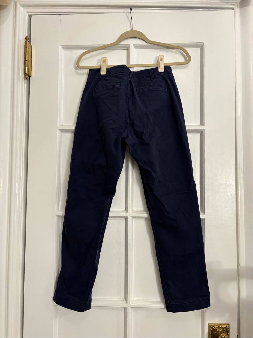 J. Crew Navy Blue High Rise Girlfriend Chino Pants